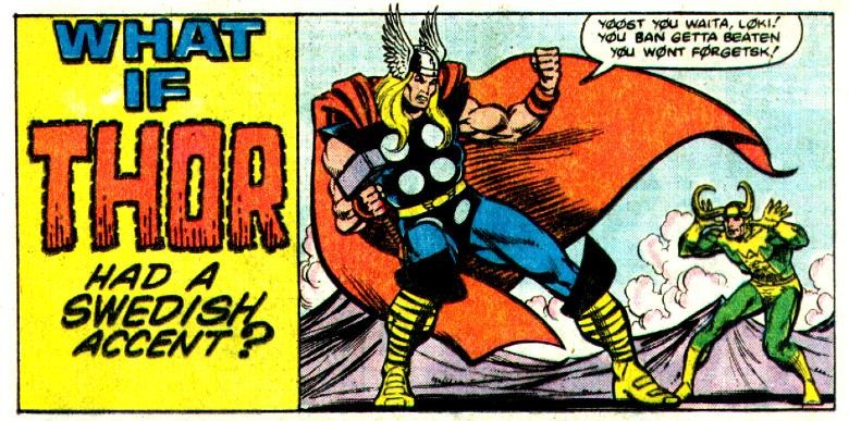 What If Thor Accento Svedese