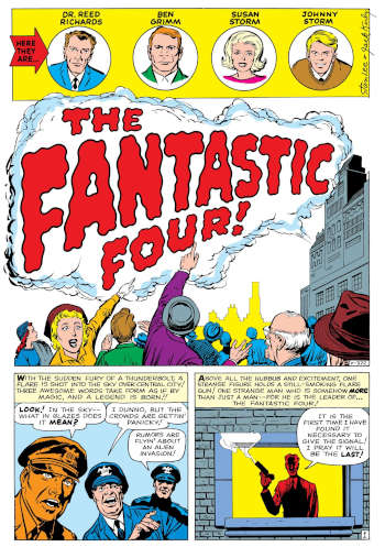 Prima pagina di Fantastic Four #1