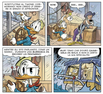 Paperino flagello otto mari