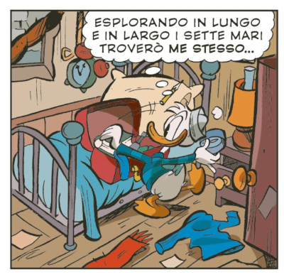 Paperino flagello otto mari