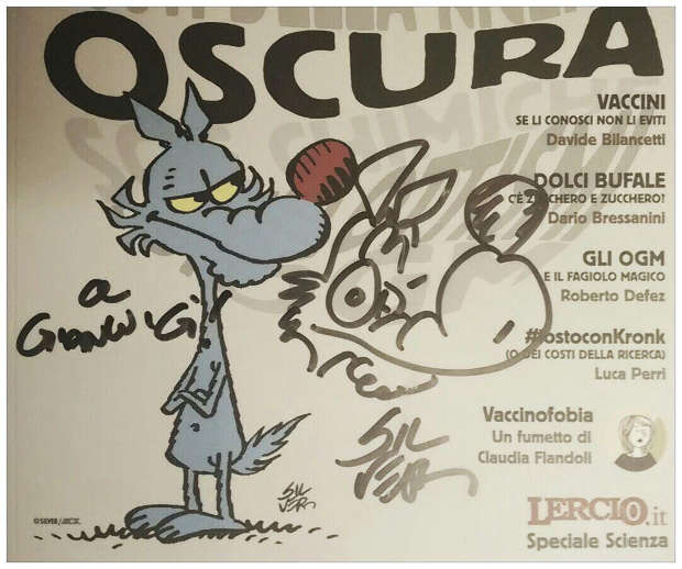 Silver dedica comics science