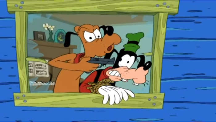 Pluto minaccia pippo