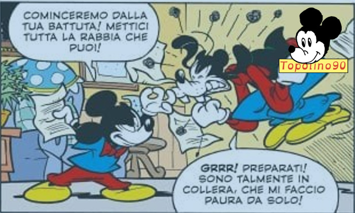 Topolino3275 topolino pippo litigio