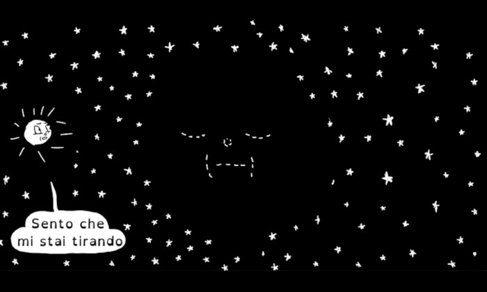 Buco nero machado evidenza
