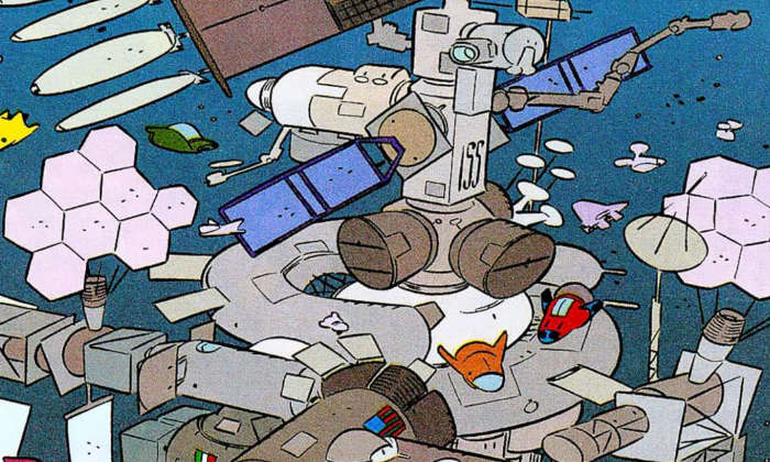 Topolino2872 stazione spaziale internazionale evidenza