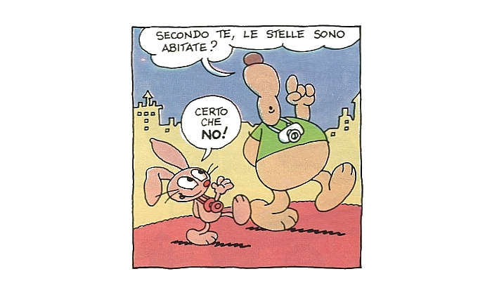 Pinky stelle abitate evidenza