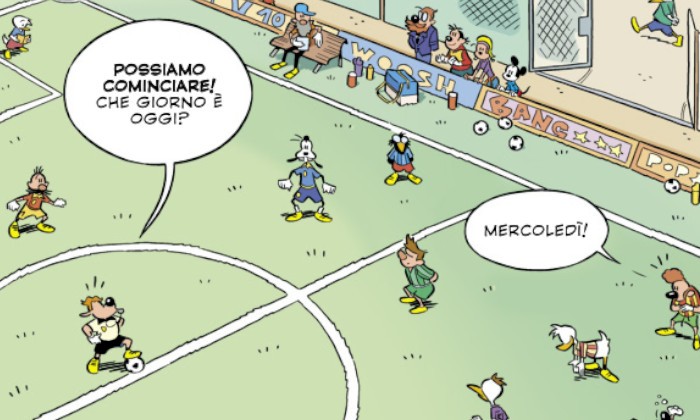 Topolino3429 palla a caso evidenza