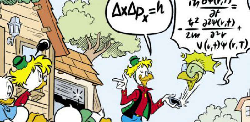 Topolino3518 equazioni meccanica quantistica evidenza
