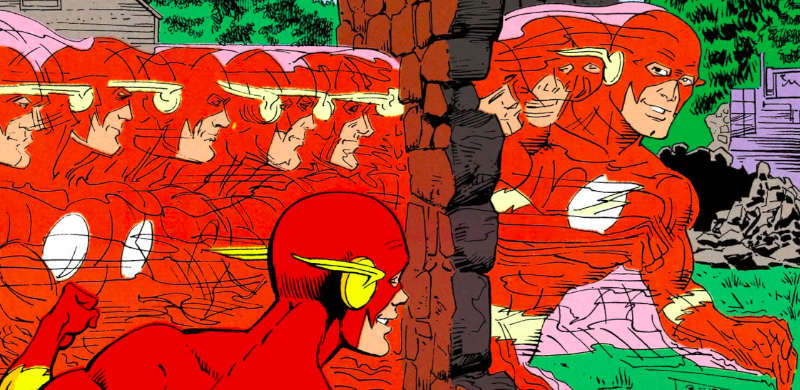 Wally west flash64 born to run evidenza
