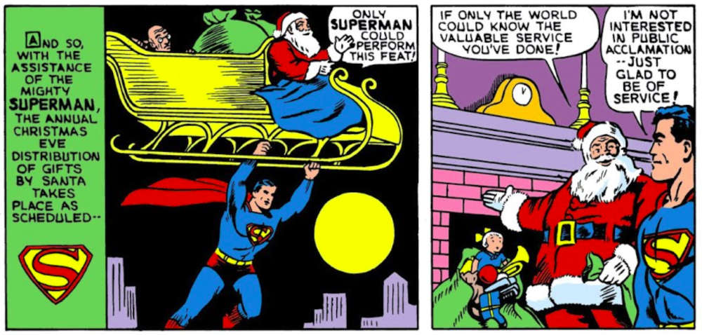 Superman stanta claus