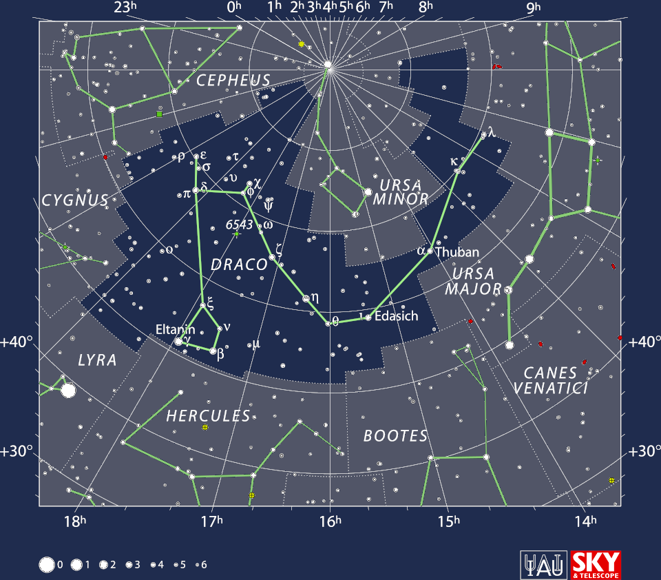 Draco iau map