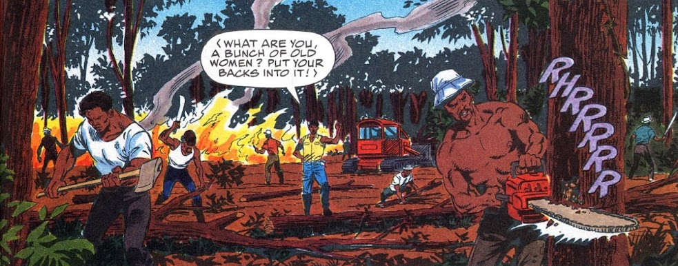 Superman for earth foresta amazzonica