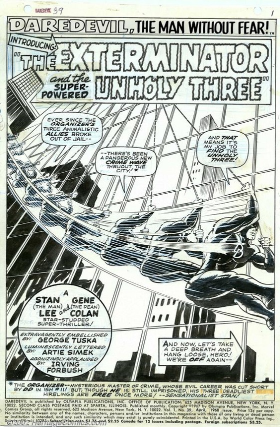 Gene colan daredevil