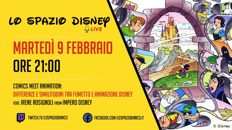 Animazione fumetto LIVE anteprima evidenza