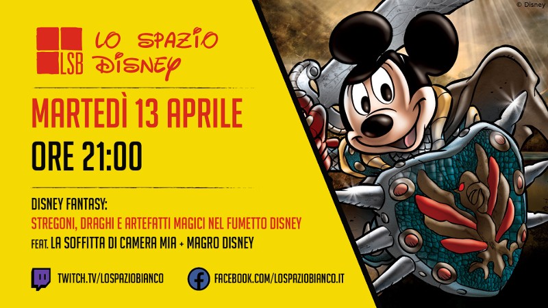Lo Spazio Disney Fantasy evidenza