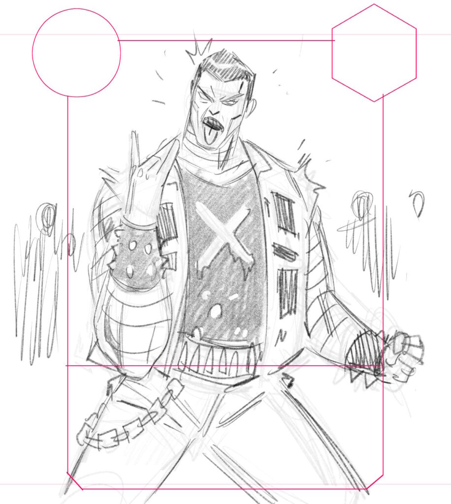 Colossus Card Sketch F