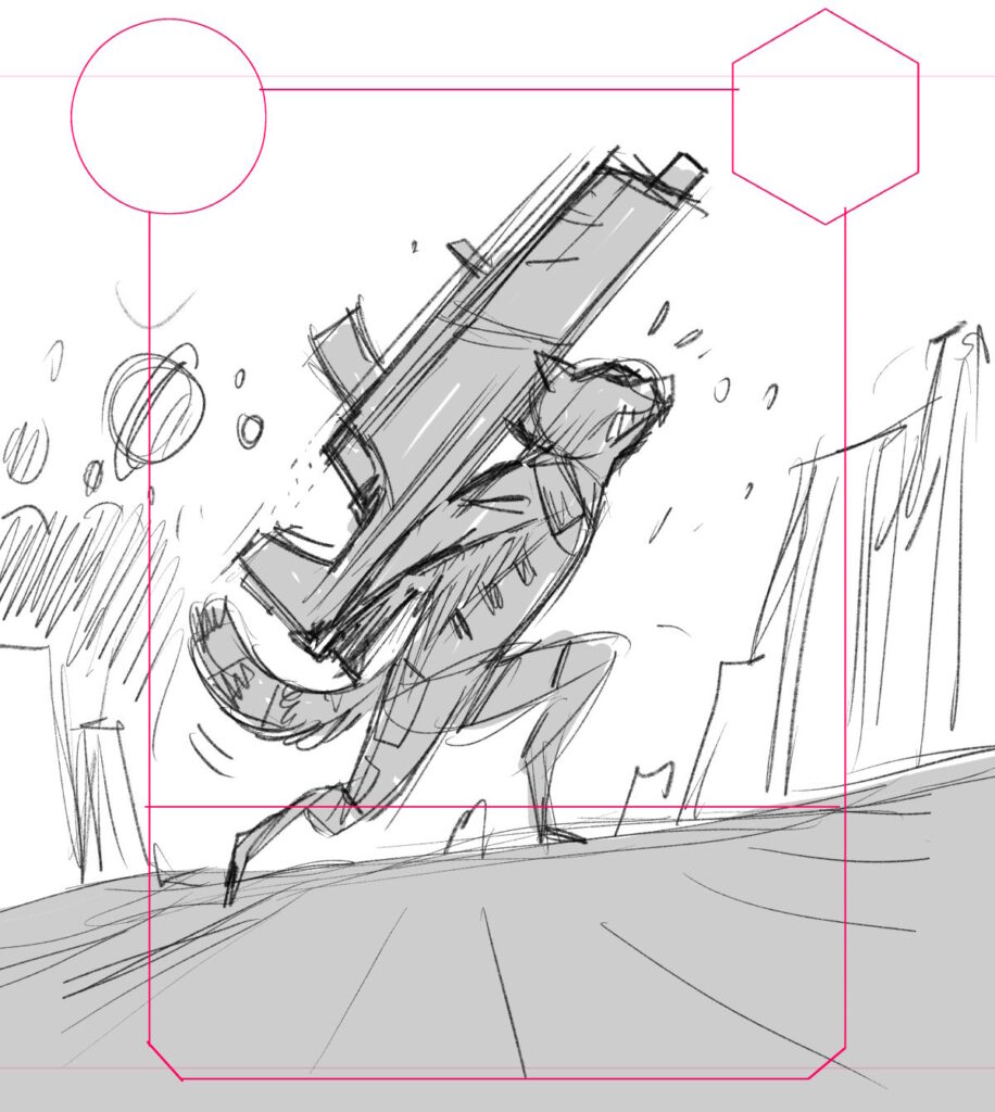 Rocket Racoon Card Sketch
