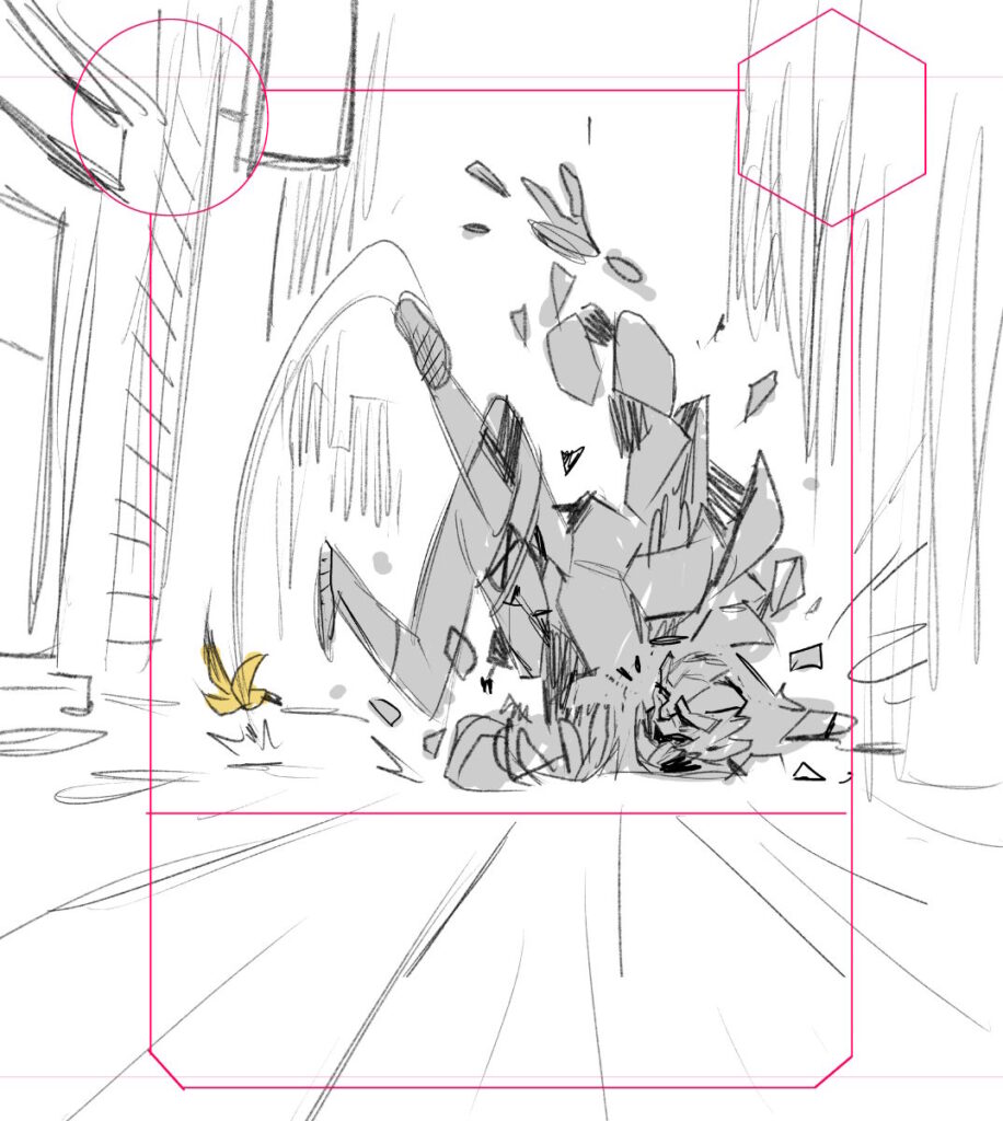 Rockslide Card Sketch