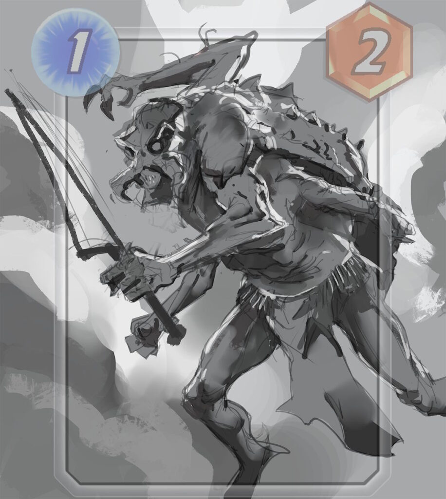 MS card01 Miek lineart + quick grayscale