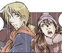 Due personaggi di Luna