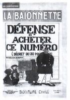 Prima pagina d'epoca.