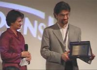 Il vincitore del premio Pitch Me! Francesco Filipp