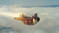 Un'inquadratura di IronMan in volo