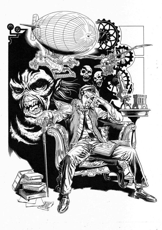 Greystorm,illustrazione per Mantovacomics