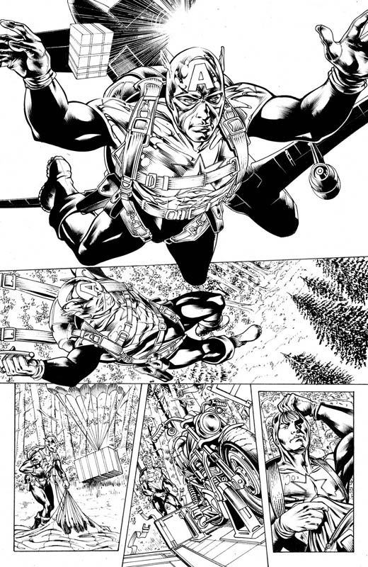 Captain america fa 18 matita