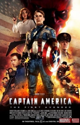 Una ricca locandina per captain america il primo vendicatore