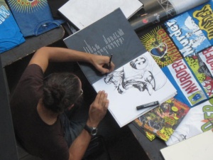 Alberto Ponticelli realizza sketch per i fan