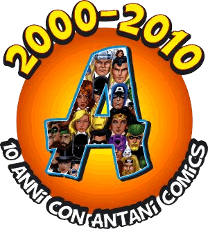 Logo antanicomics 10anni