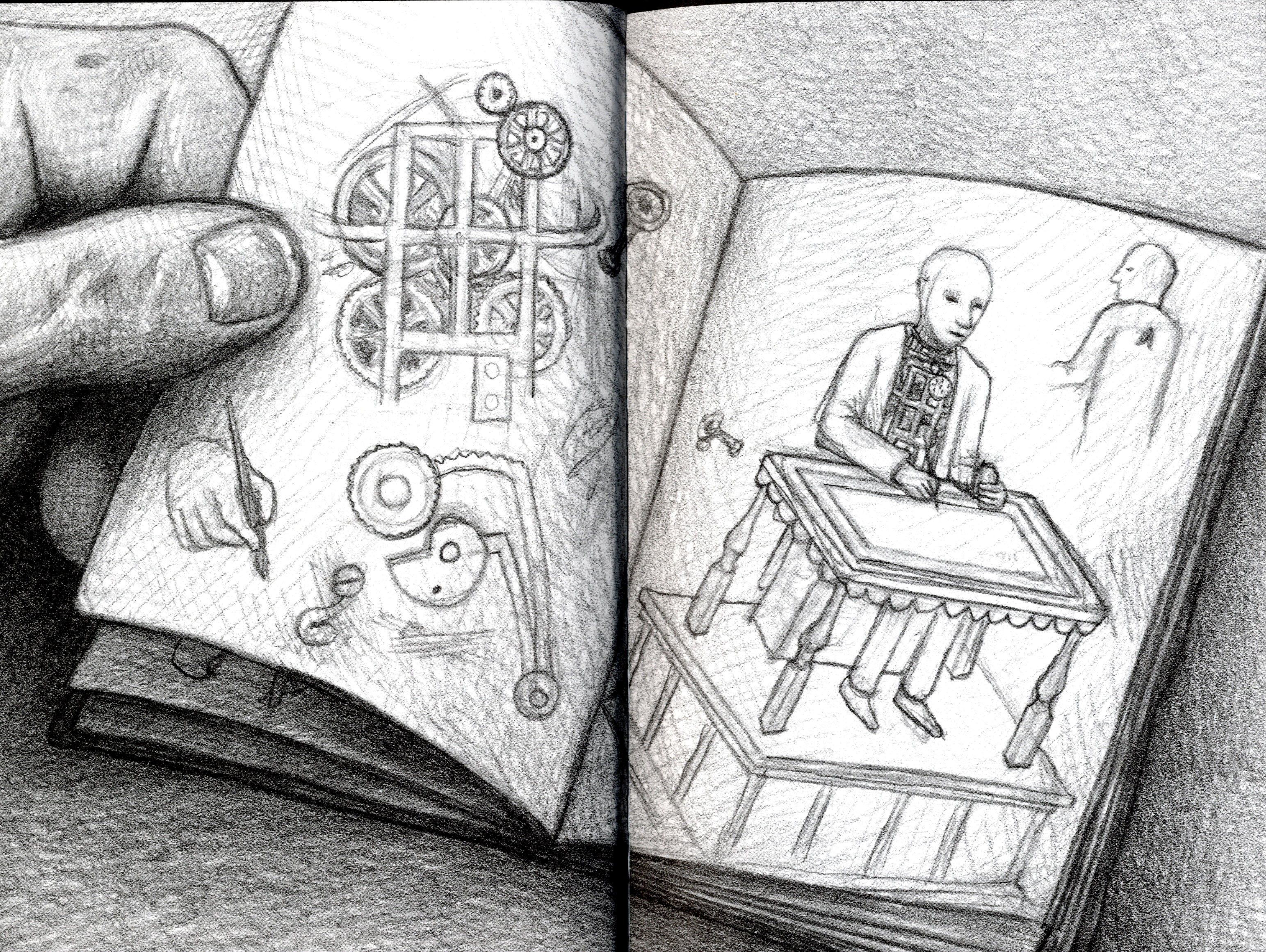 Children caldecott theinventionofhugocabret inside