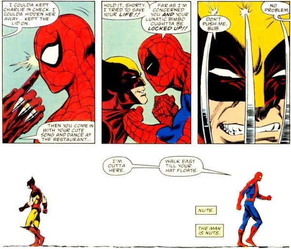 Spiderman vs Wolverine 50