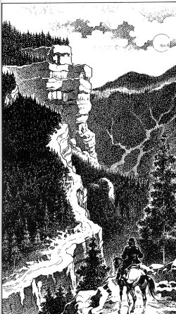 Texone, quarta di copertina Tex, La valle del terrore
