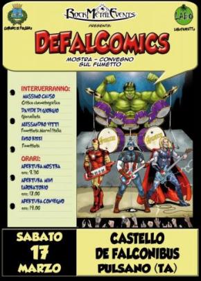 Locandina Mostra-Convegno DEFALCOMICS