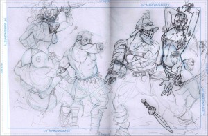Caligula2_Issue2_Cover_wrap_Preliminar sketch