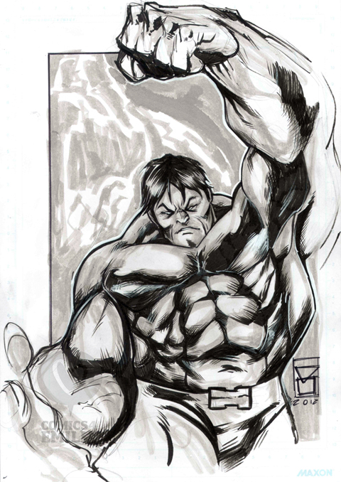 Salvo Muscarà Hulk