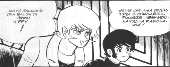 citazione hippy in devilman