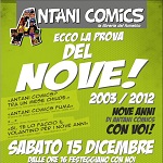 Il 15 dicembre Antani Comics festeggia 9 anni con Stefano Casini e Stefano Simeone