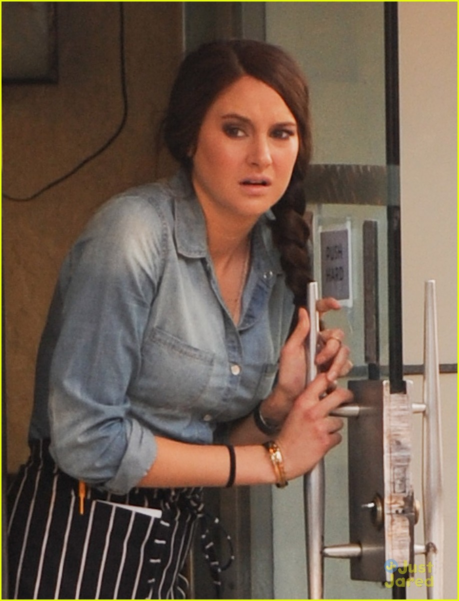 Saline Woodley on set of Spider Man 2 in NYC