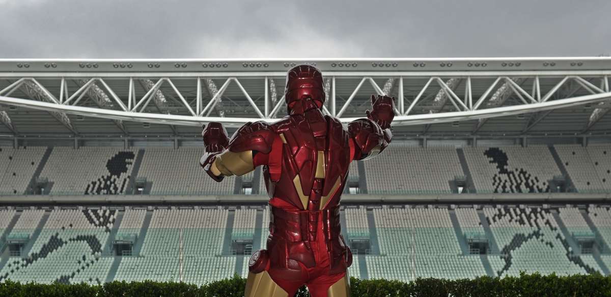 Iron Man Prova Juventus Stadium.