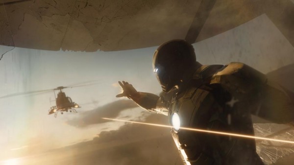 Attack on Tony Stark's Malibu residence in Iron Man 3
