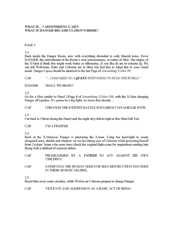 Pag. 3 Sceneggiatura originale