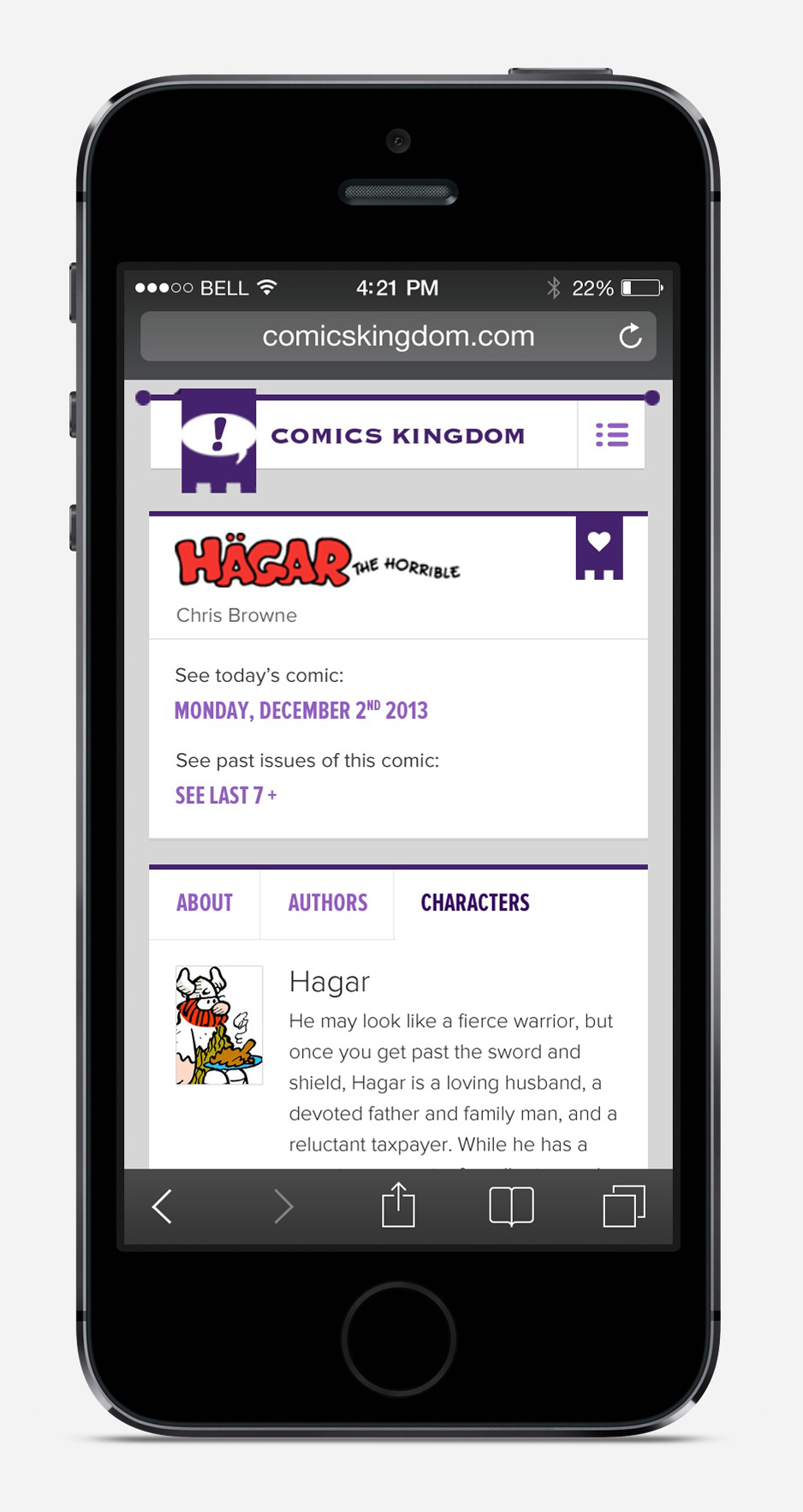 Comics kingdom iPhone