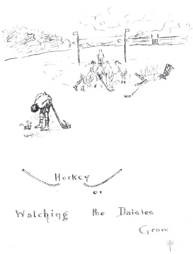 Hockey, or Watching the daisies grow