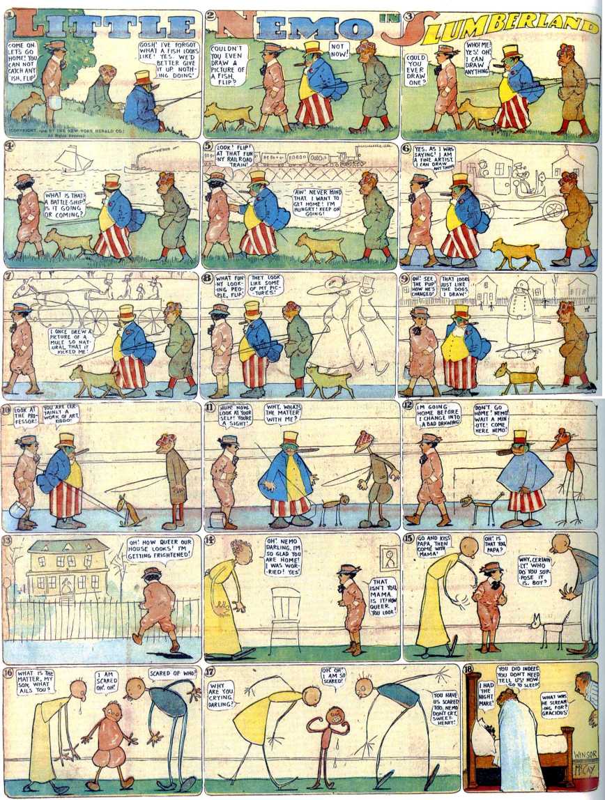 Little Nemo in Slumberland, New York Herald, 1909