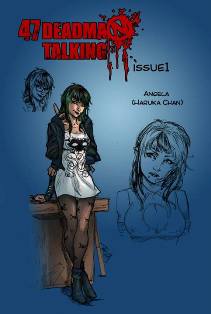 Studi per il personaggio di Angela