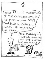 Paco alle prese con Giancarlo Magalli