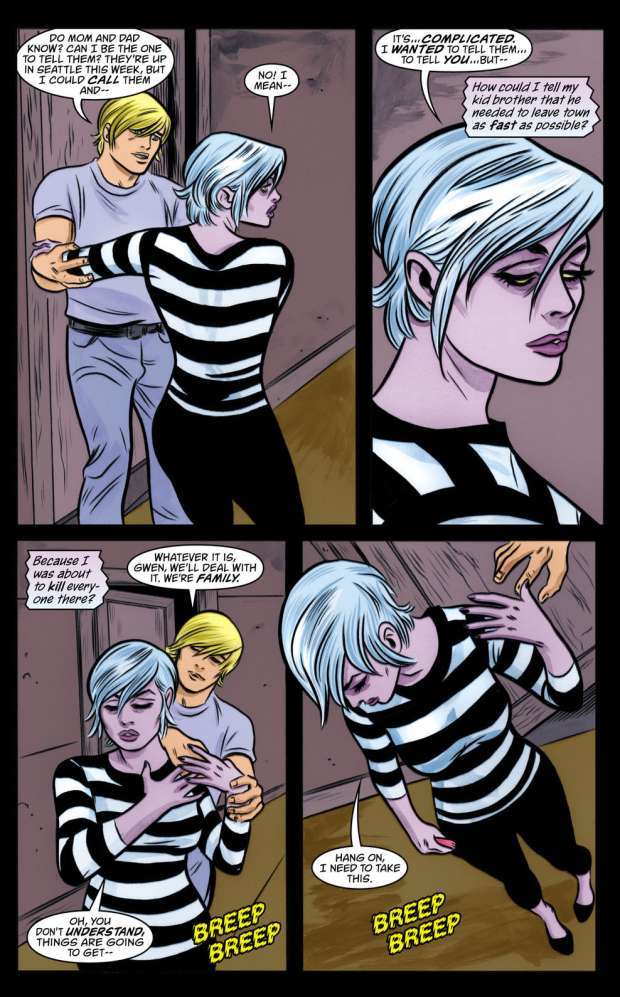 Tavola tratta dalla serie IZombie della DC Vertigo